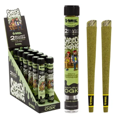 G-ROLLZ Cheech & Chong(TM) 2x Terpene Infused Blunt Cones 'Green Punch