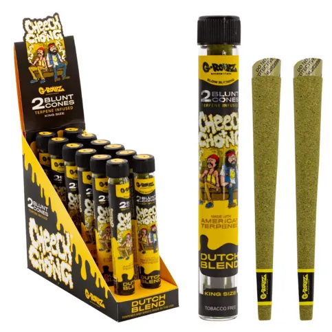 G-Rollz – Cheech & Chong – 2x Terpene Infused Blunt Cones – 'Dutch Blend'