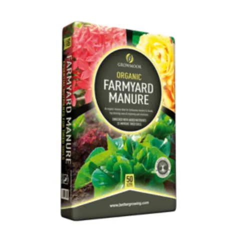 Growmoor Organic Farmyard Manure 50L