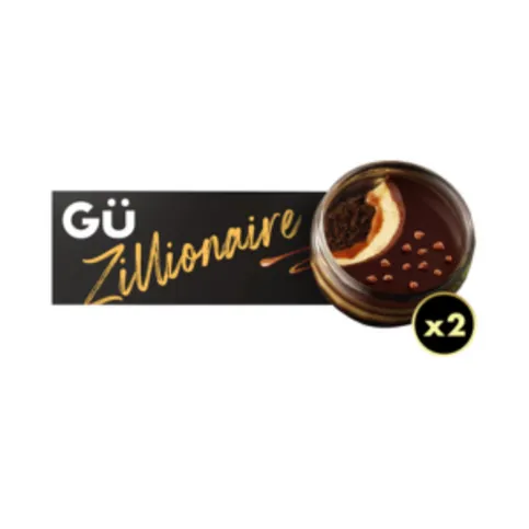 Gü Zillionaire Chocolate & Salted Caramel Cheesecake 2 x 90g