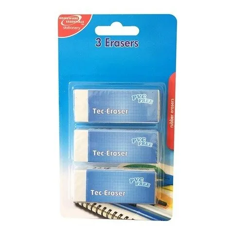H.E. 3 Erasers