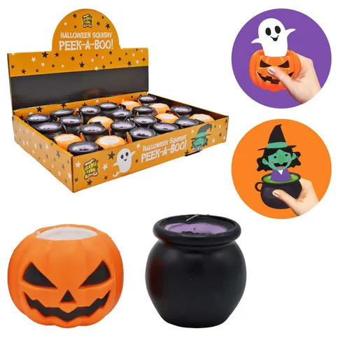 Halloween Squishy Peek-A-Boo! (5cm) - WITCH