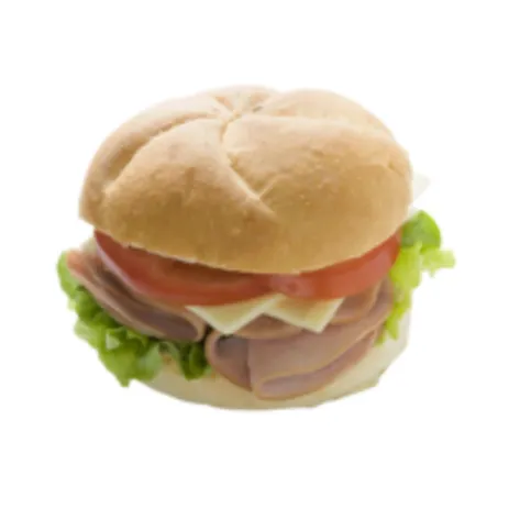 Ham, Cheese & Tomato Filled Roll