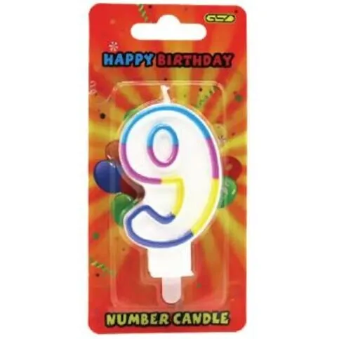 Happy Birthday Candle 9