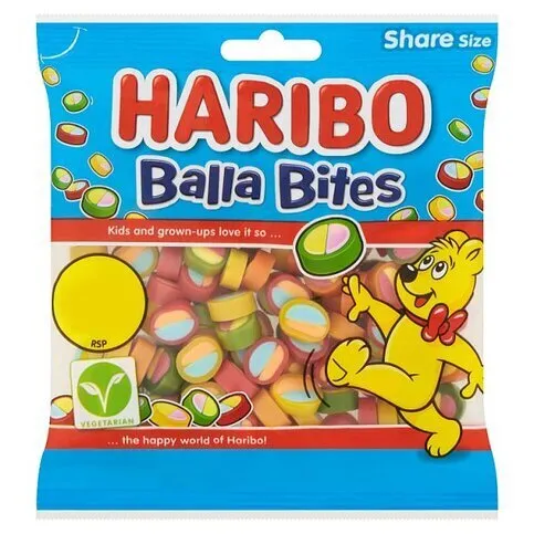 Haribo Balla Bites 140g Bag