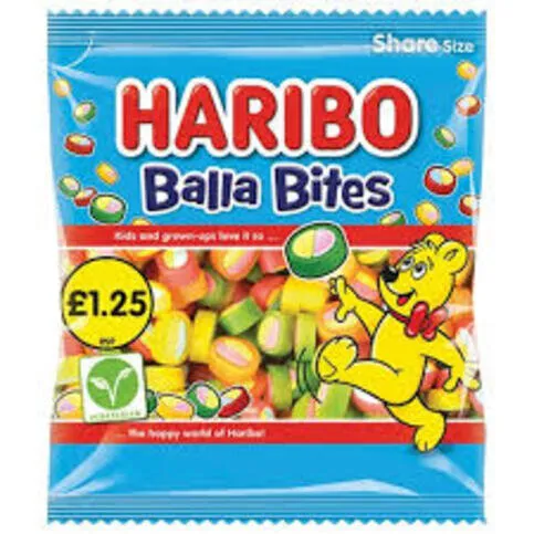 HARIBO BALLA BITES PM£1.25 