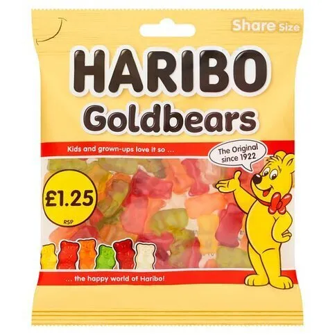 HARIBO GOLDBEARS PM£1.25 140G