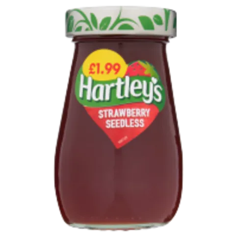 HARTLEYS STRAWBERRY SEEDLESS PM£1.99 300G