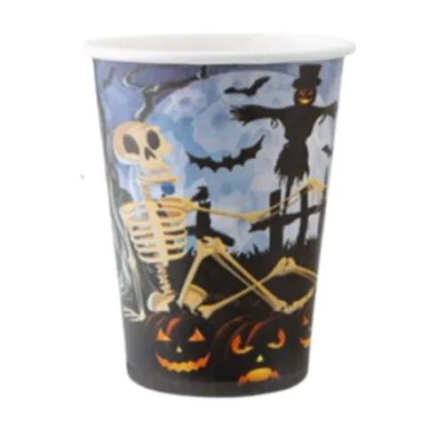 Haunted House Halloween Paper Cups Ps* 12pk