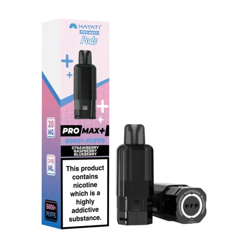Hayati Pro Max 6000 Refill Pod Strawberry Raspberry Blueberry 20mg
