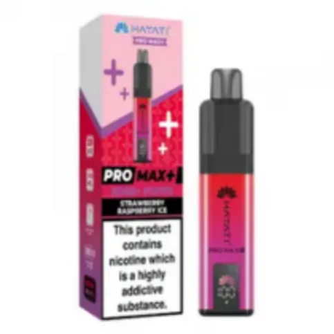 Hayati Pro Max+ 6000+ Puffs Strawberry Raspberry Ice