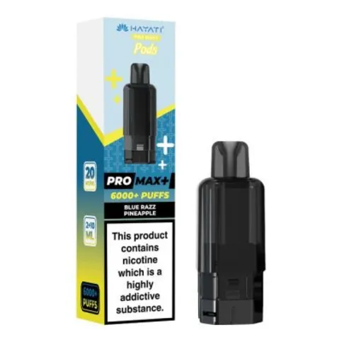 Hayati Pro Max Plus 6000 Pods Blue Razz Pineapple 20mg