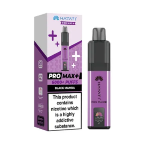 Hayati Pro Max Prefilled Vape Kit Black Mamba 20mg