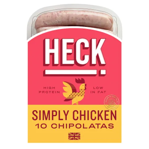 Heck 10 Simply Chicken Chipolatas 340g (bb)