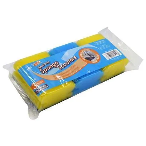 Homeware Essentials Hand Sponge Scourers 3s