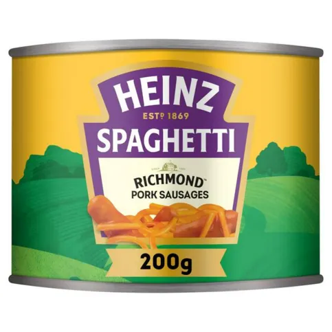 Heinz Spaghetti & Sausages Richmond 200g
