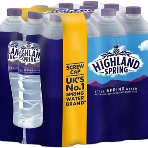 Highland Spring water (12 x 1.5ltr)
