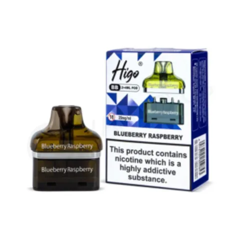 Higo BB 4000 Prefilled Pods Blueberry Raspberry