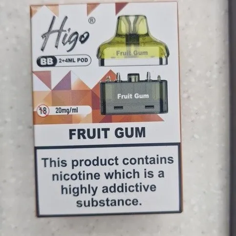 Higo BB 4000 Prefilled Pods Fruit Gum