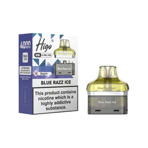 Higo BB 4K pod refill blue razz ice