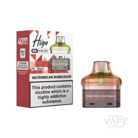 Higo BB 4000 Prefilled Pods Watermelon Bubblegum