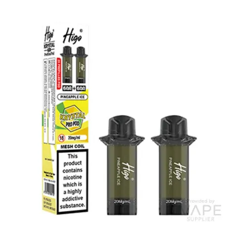 HIGO KRYSTAL PREFILLED PODS PINEAPPLE ICE 2PK
