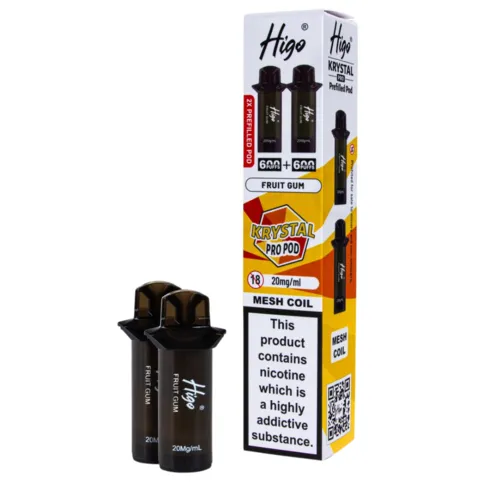 Higo Krystal Pro 600 Prefilled Pods Fruit Gum