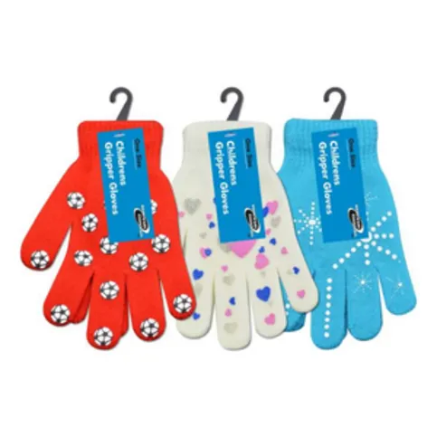 Children's Gripper Gloves - Assorted Designs