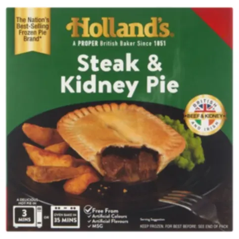 Holland's Steak & Kidney Pie