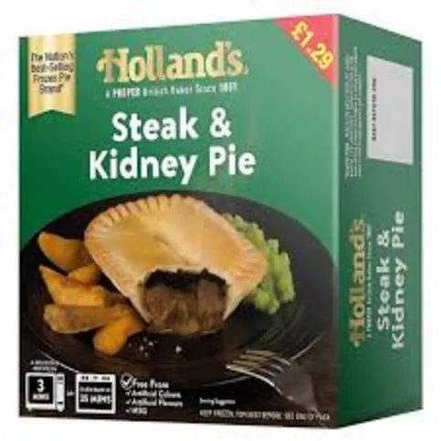 Hollands Steak & Kidney Pie