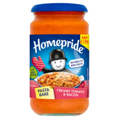 Homepride Pasta Bake Creamy Tomato & Bacon 450g