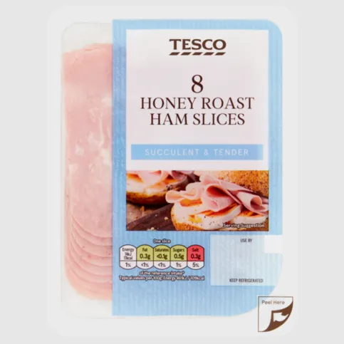 Tesco Honey Roast Ham 125g