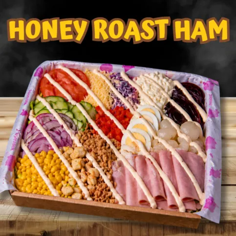 Honey Roast Ham Salad Box