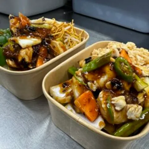 Hosprep chicken and blackbean 