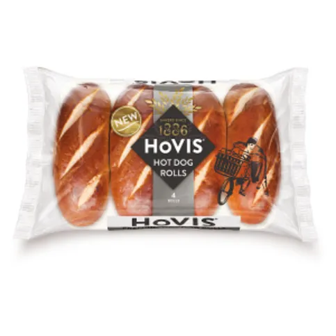 HOVIS PREM.HOT DOG ROLLS