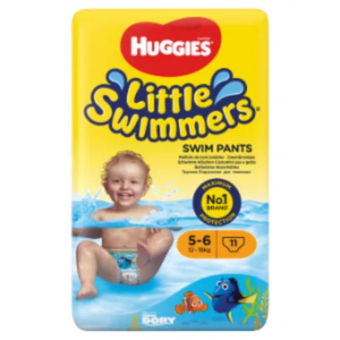 Huggies Little Swimmers Swim Pants Size 5-6 12kg-18kg, 26lb-40lb 11 Pants