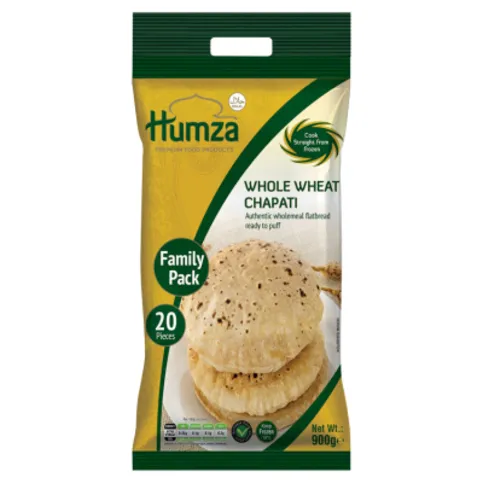 Humza Whole Wheat Chapati Family Pack 900g