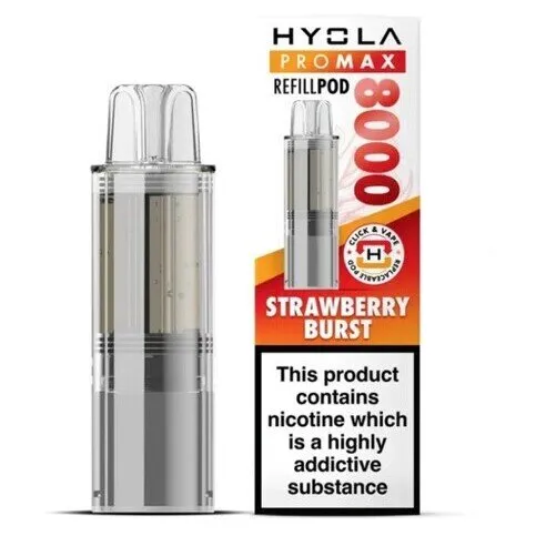 Hyola Pro Max 8000 Prefilled Pod Strawberry Burst 20mg