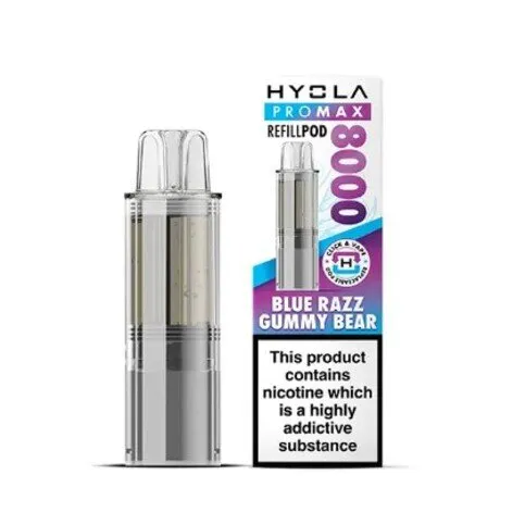 Hyola Pro Max 8000 Refill Pod Blue Razz Gummy 20mg