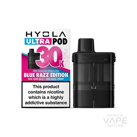 HYOLA ULTRA POD 30K BLUE RAZZ EDITION