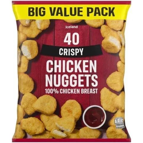 Iceland 40 Crispy Chicken Nuggets 840g