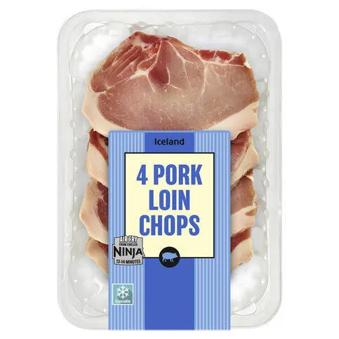 Iceland Pork Loin Chops 450g