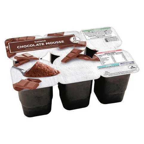 Iceland 6pk Chocolate Mousse 330g