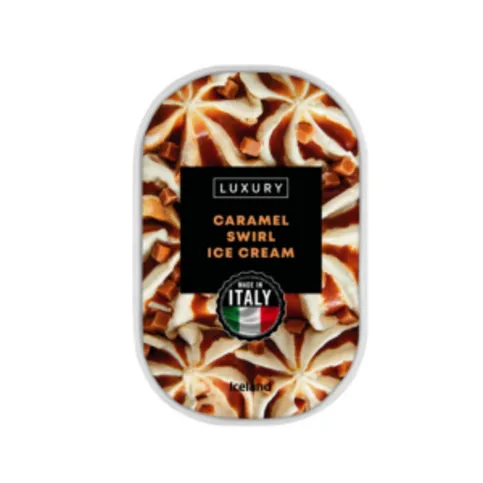 Iceland Caramel Swirl Ice Cream 900ml