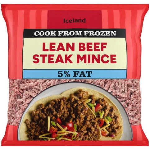 Iceland Lean Beef Mince Steak 400g