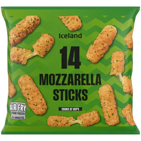Iceland Mozzarella Sticks 14pk 210g