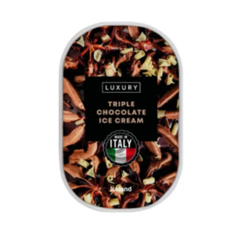 Iceland Triple Chocolate Ice Cream 900ml