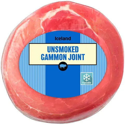 Iceland Unsmoked Gammon Joint 950g