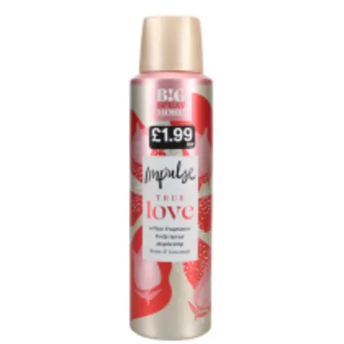 IMPULSE BODYSPRAY TRUE LOVE 150ml
