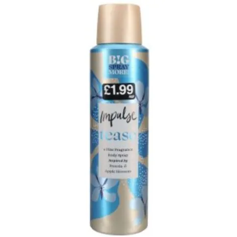 Impulse Tease Body Spray 150ml